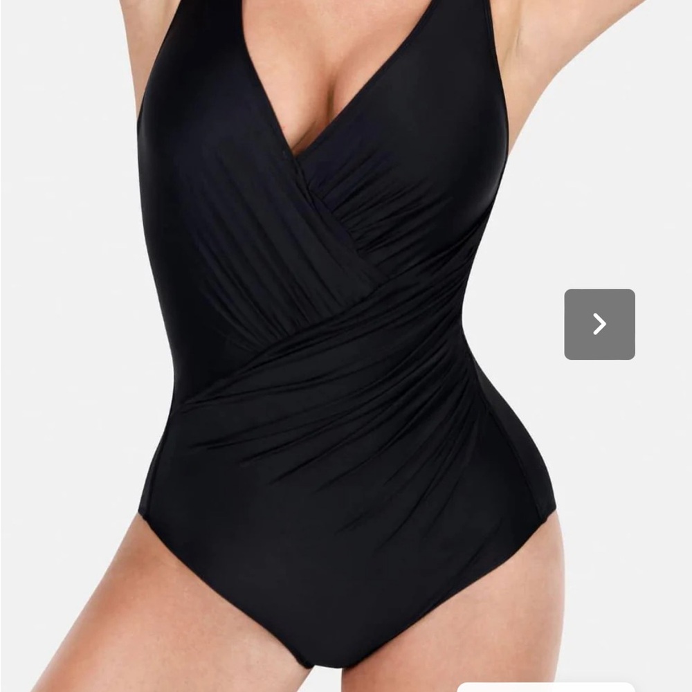 XL Shaping Black One-Piece Swimsuit